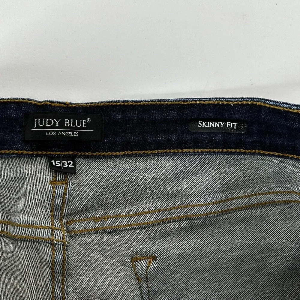 Judy Blue Jeans Womens Size 32‎ Skinny Dark Wash High Rise Comfort Stretch